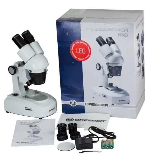 photo Bresser Researcher ICD LED 20–80x Microscope - Exhibition Item,  10