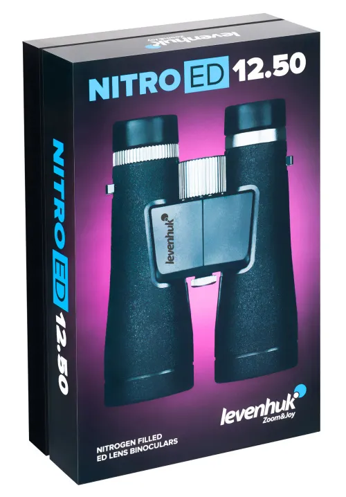 photo Levenhuk Nitro ED 12x50 Binoculars,  12