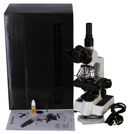 photo Bresser Researcher Trino 40–1000x Microscope,  2