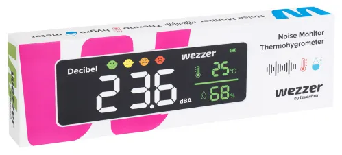 image Levenhuk Wezzer Teo TH70 Noise Monitor Thermohygrometer,  8