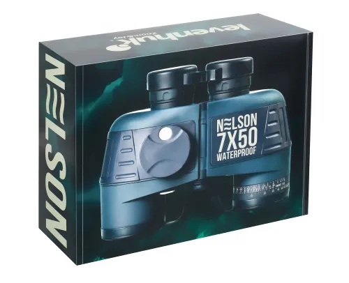 image Levenhuk Nelson 7x50 Binoculars with Reticle and Compass,  15