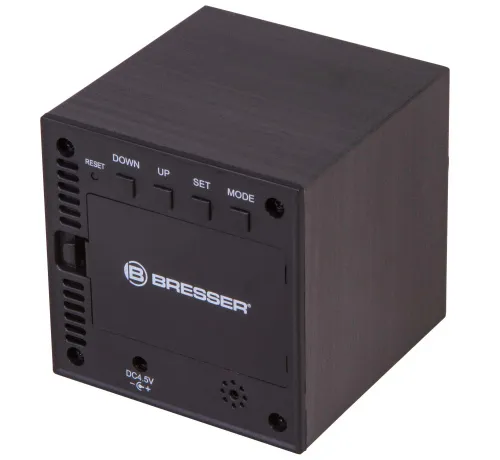 picture Bresser MyTime WAC Tabletop Alarm Clock, black,  6