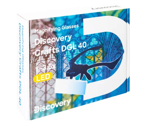 photo Levenhuk Discovery Crafts DGL 40 Magnifying Glasses,  11
