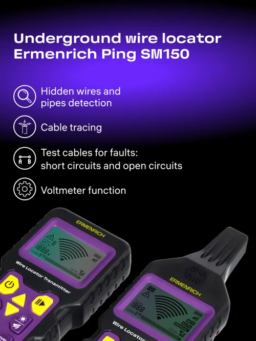 picture Ermenrich Ping SM150 Underground Wire Locator,  12
