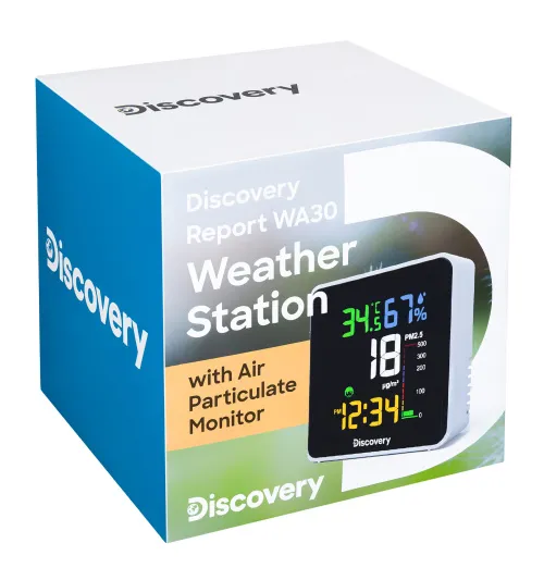 picture Levenhuk Discovery Report WA30 Weather Station with Air Particulate Monitor,  7
