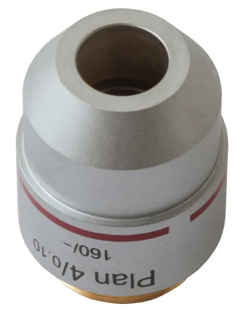 photograph Levenhuk MED 4x Plan Achromatic Objective,  4