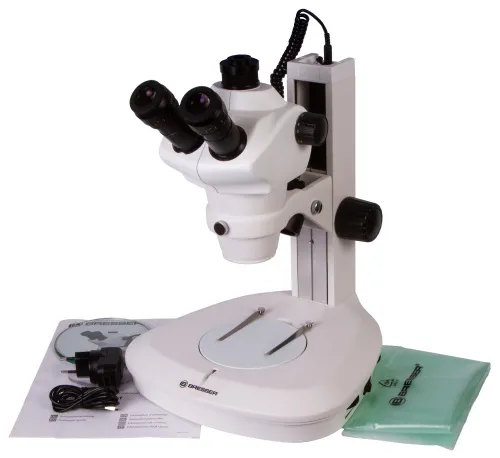 picture Bresser Science ETD-201 8x-50x Trino Zoom Stereo Microscope,  2