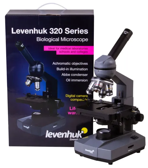 photo Levenhuk 320 BASE Biological Monocular Microscope,  16