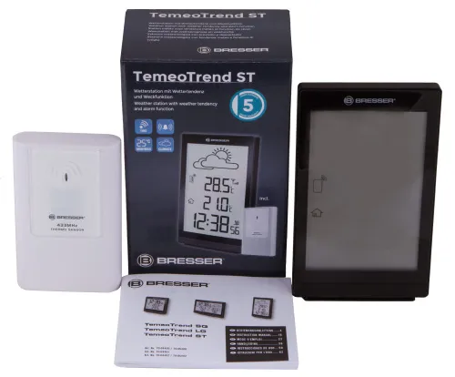 picture Bresser TemeoTrend ST RC Weather Station, black,  2
