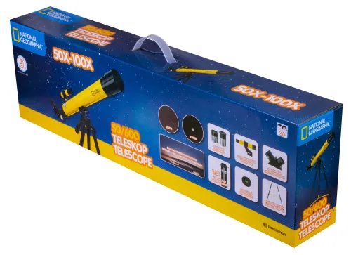 photo Bresser National Geographic 50/600 AZ Telescope with Mount,  11