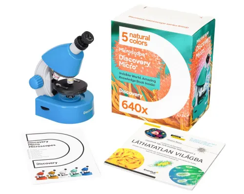 image Levenhuk Discovery Micro Microscope with book,  4