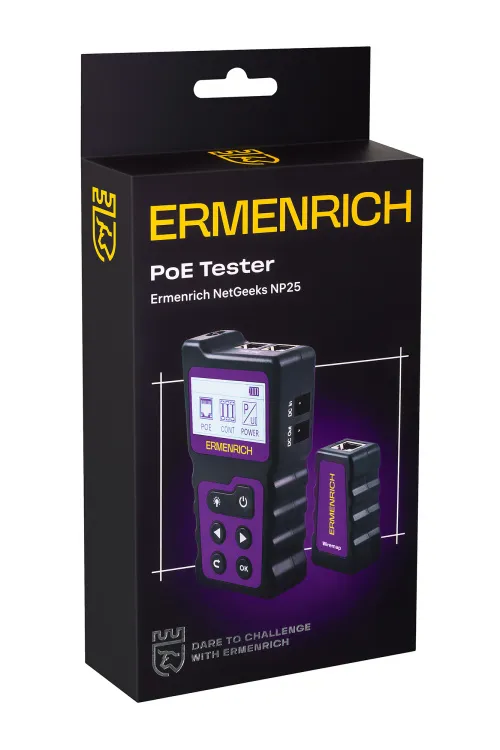 picture Ermenrich NetGeeks NP25 PoE Tester,  11