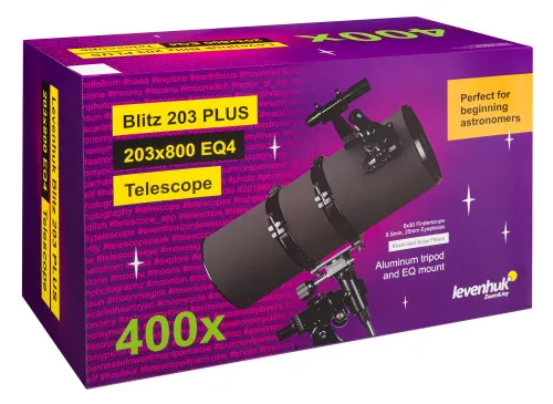 photo Levenhuk Blitz 203 PLUS Telescope - Exhibition Item,  12