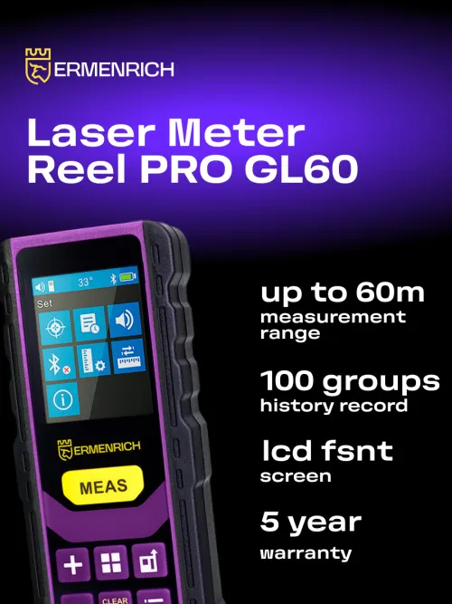 image Ermenrich Reel PRO GL60 Laser Meter,  8