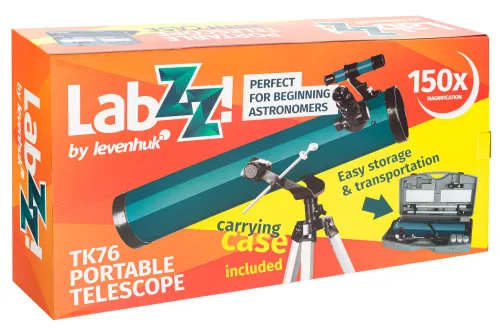 image Levenhuk LabZZ TK76 Telescope with case,  14
