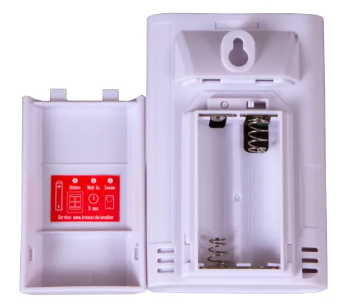 picture Bresser TemeoTrend JC LCD RC Weather Station (Wall clock), white,  9