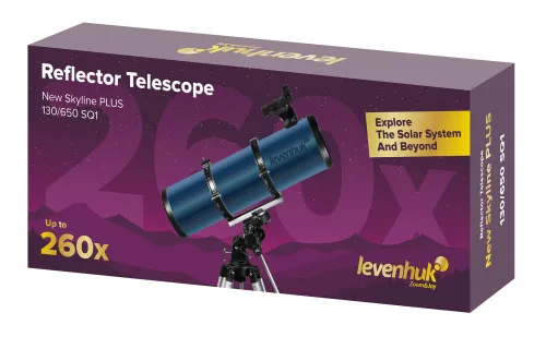 picture Levenhuk New Skyline PLUS 130/650 SQ1 Telescope,  2
