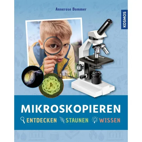 image Omegon MonoView, Microscopy Set, 1200x with book,  5