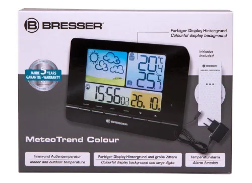 photo Bresser MeteoTrend Colour RC Weather Station, black - Exhibition Item,  11