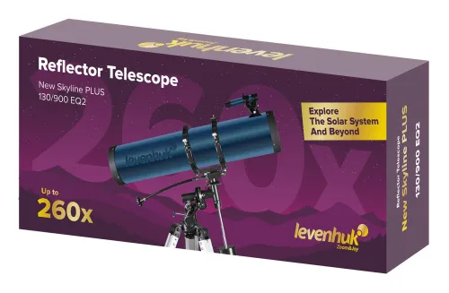 image Levenhuk New Skyline PLUS 130/900 EQ2 Telescope,  2
