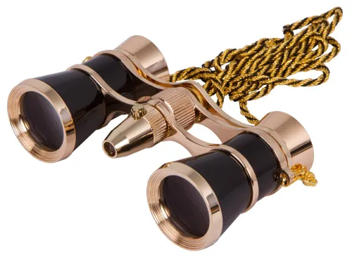 photo Levenhuk Broadway 325F Opera Glasses (with LED light and chain),  4