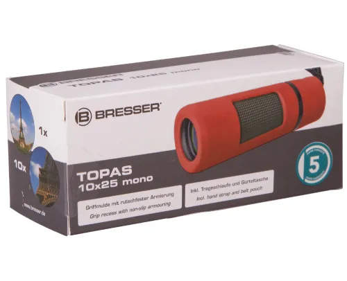 image Bresser Topas 10x25 Monocular,  8
