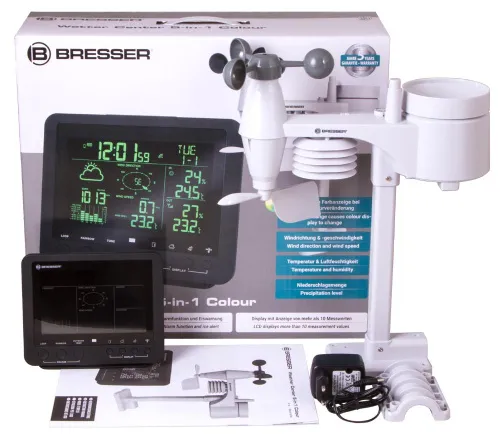 photograph Bresser 5-in-1 Weather Station with Colour Display, black,  2