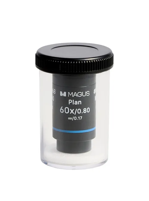 image MAGUS 60PL60 Plan 60х/0.80 ∞/0.17 H60mm Objective,  5
