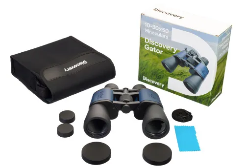 photograph Levenhuk Discovery Gator 10–30x50 Binoculars,  4
