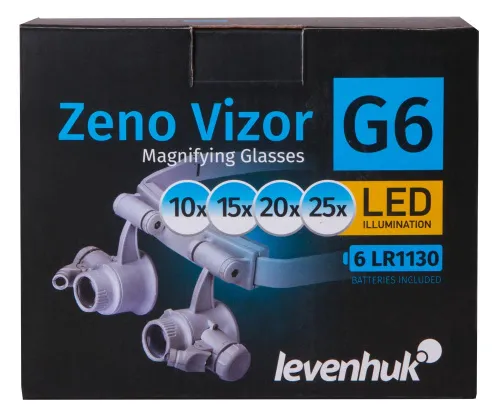 image Levenhuk Zeno Vizor G6 Magnifying Glasses,  12