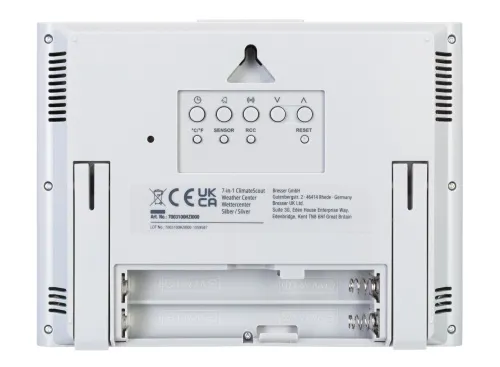picture Bresser 7-in-1 ClimateScout Exclusive Line Weather Center, silver,  7