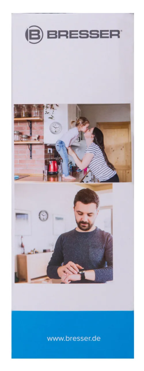 photograph Bresser MyTime Bath Waterproof Wall Clock, white,  10