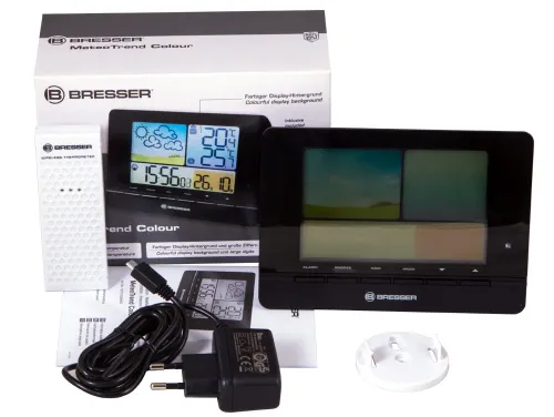 photo Bresser MeteoTrend Colour RC Weather Station, black - Exhibition Item,  2