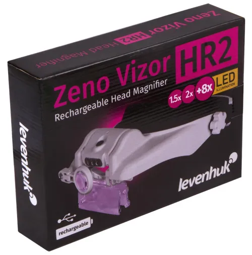 image Levenhuk Zeno Vizor HR2 Head Rechargeable Magnifier - Exhibition Item,  10