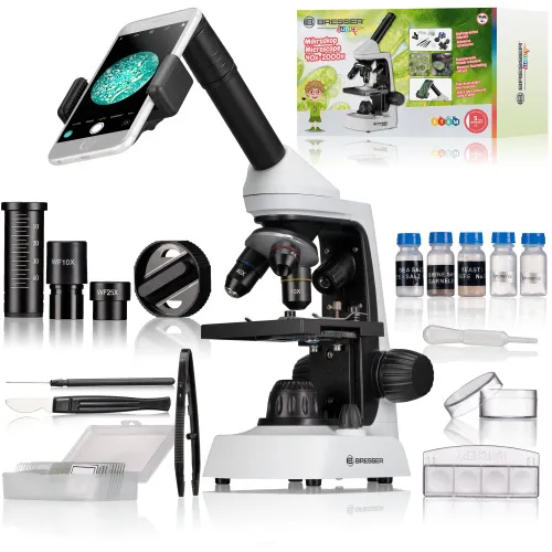 image Bresser Junior Microscope with Magnification 40x-2000x,  2