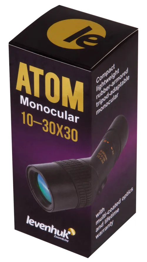 photo Levenhuk Atom 10–30x30 Monocular,  11