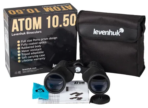 photo Levenhuk Atom 10x50 Binoculars,  2