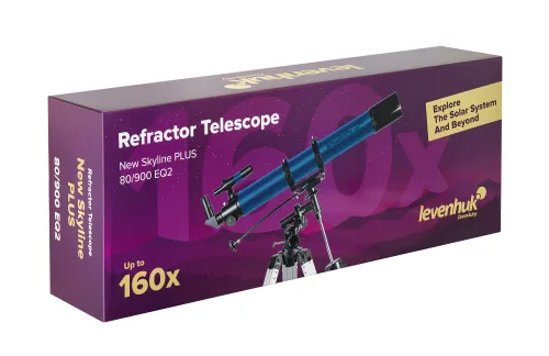 photo Levenhuk New Skyline PLUS 80/900 EQ2 Telescope,  13