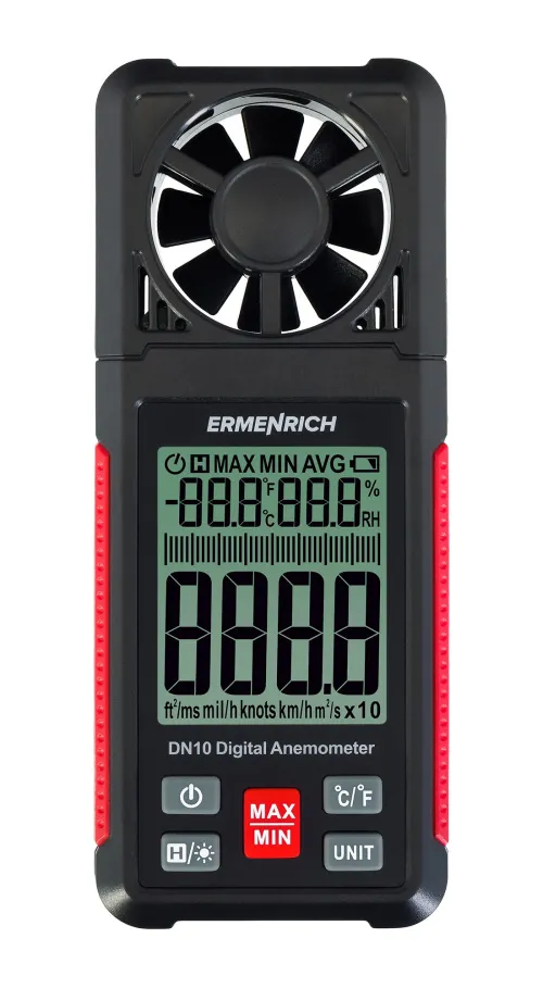 photograph Ermenrich Seek DN10 Digital Anemometer,  3