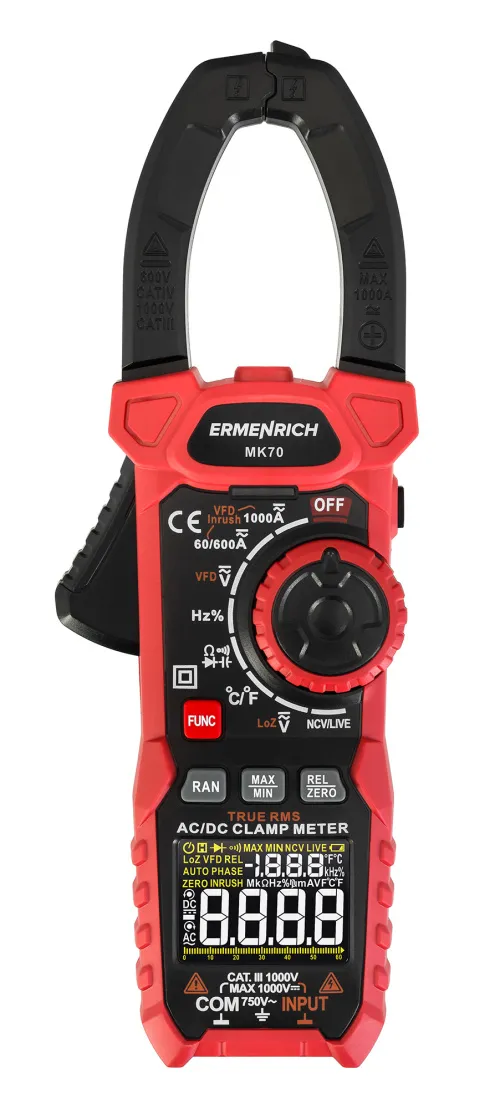 image Ermenrich Ping MK70 Digital Clamp Meter,  3