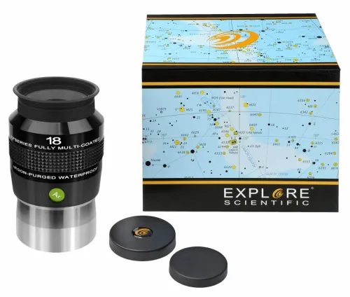 photo Explore Scientific 82° AR 18mm 2" Eyepiece,  4