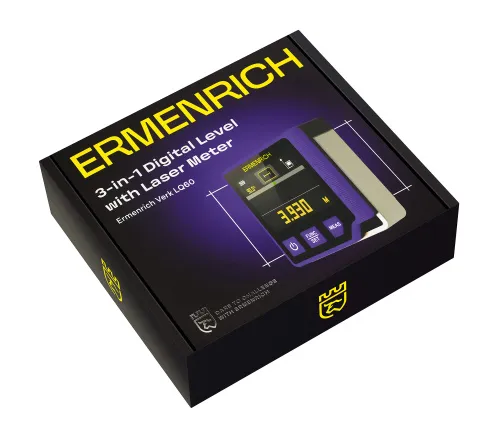 image Ermenrich Verk LQ60 3-in-1 Digital Level with Laser Meter,  9