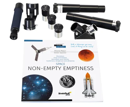 image Levenhuk Discovery Spark 809 EQ Telescope with book,  3
