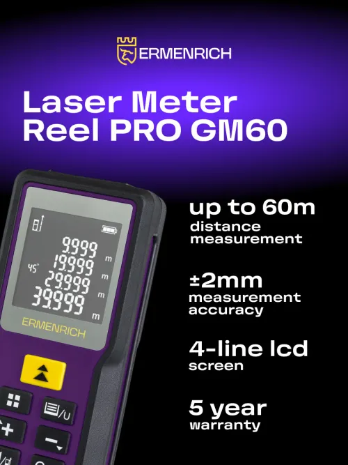 picture Ermenrich Reel PRO GM60 Laser Meter,  8