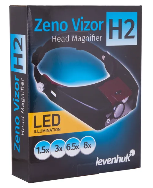 photograph Levenhuk Zeno Vizor H2 Head Magnifier,  12