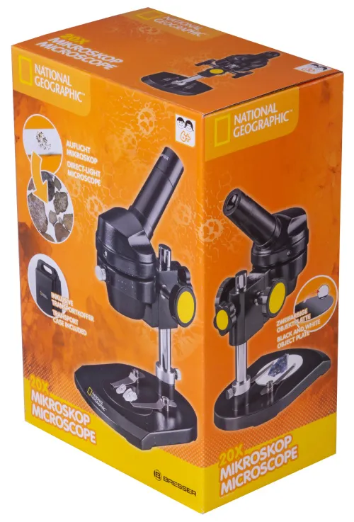 image Bresser National Geographic 20x Microscope, monocular,  13