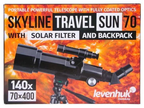 image Levenhuk Skyline Travel Sun 70 Telescope,  17