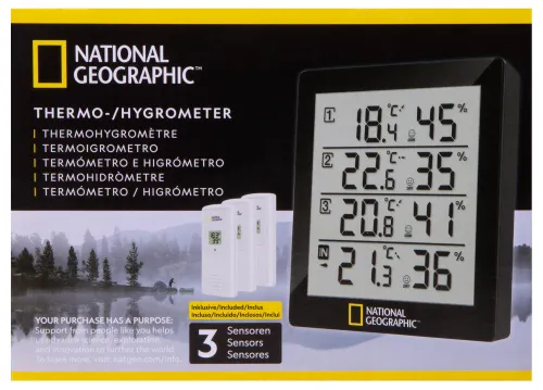 picture Bresser National Geographic Thermo-Hygrometer 4 Measurement Results, black,  11