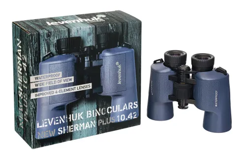 photograph Levenhuk New Sherman PLUS 10x42 Binoculars,  5