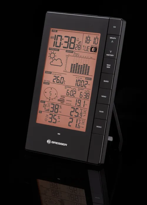 picture Bresser PC Weather Station with 5-in-1 Outdoor Sensor,  3